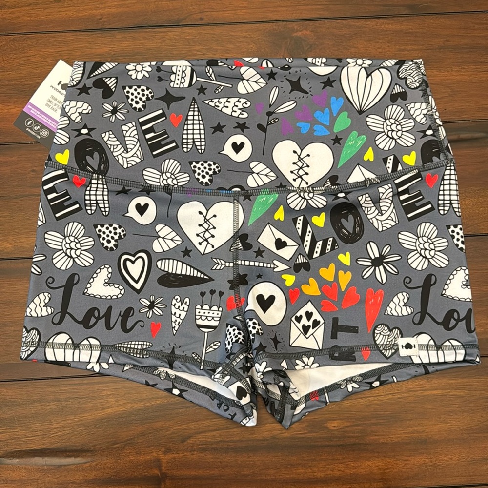 NWT WodBottom Love Shorties Size XXL